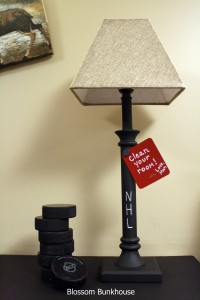Chalkboard Paint Lamp