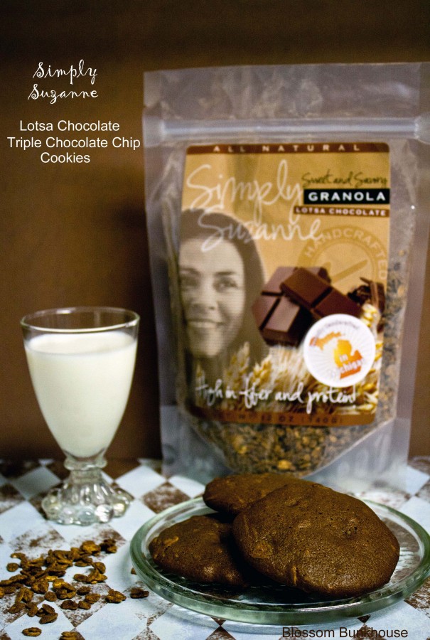 Simply Suzanne's Lotsa Chocolate Triple Chocolate Chip Cookies